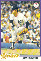 1978 Topps Baseball Cards      460     Jim Hunter
